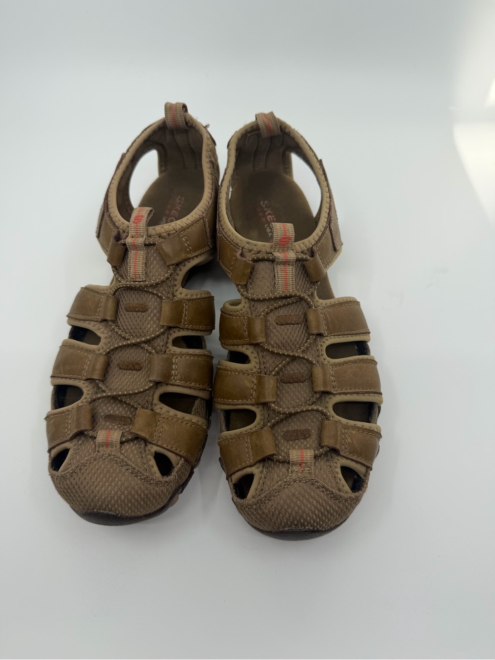 Skechers women’s Brown Closed-Toe Outdoor Sandals
